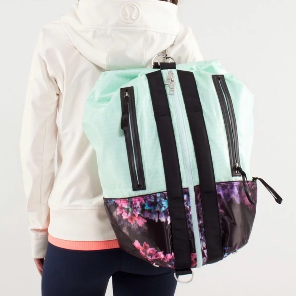 Lululemon Do It Up Duffle | Mint Moment Floral | One Size